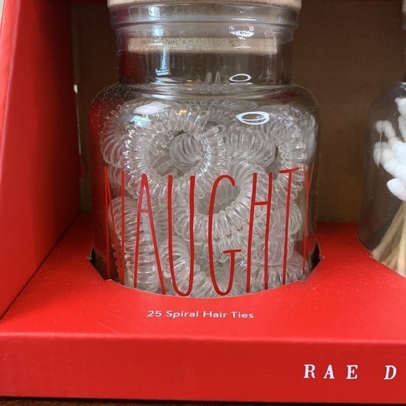 Rae Dunn “Naughty” & “Nice” Glass Jar Gift Set - Picture 5 of 9
